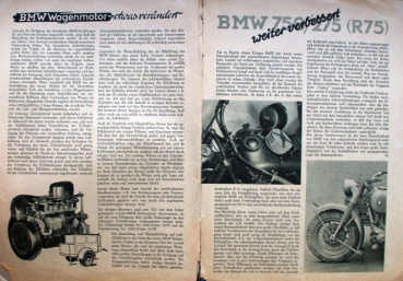 Preview: "BMW Blätter" BMW Firmenmagazin 1943 (11790)