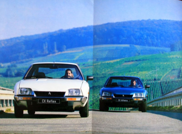 Preview: Citroen CX Reflex Athena Modellprogramm 1981 Automobilprospekt (11752)