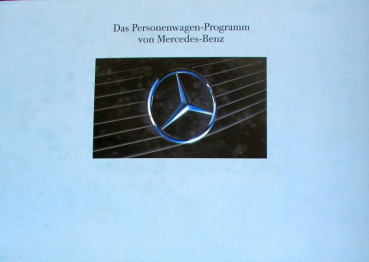 Mercedes-Benz Modellprogramm 1990 Automobilprospekt (11783)