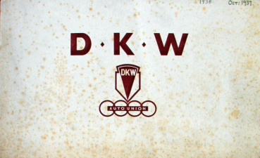 DKW Modellprogramm 1938 Automobilprospekt (11799)