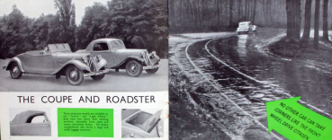 Preview: Citroen 11 CV Traction Avant Modellprogramm 1938 Automobilprospekt (4249)