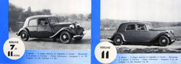 Preview: Citroen 11 CV Traction Avant Modellprogramm 1938 Automobilprospekt (11747)