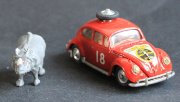 Corgi Toys Volkswagen Käfer 1200 Safari 1965 Metallmodell mit Figur (11805)