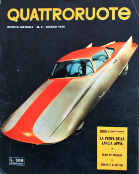 "Quattroruote" Automobil-Magazin Italien 1956 (11832)