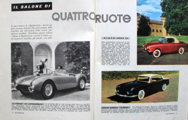 Preview: "Quattroruote" Automobil-Magazin Italien 1956 (11832)