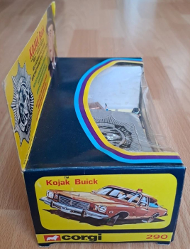 Corgi Toys Buick Regal Kojak Car 1974 Metallmodell mit Figuren in Originalbox (11803)