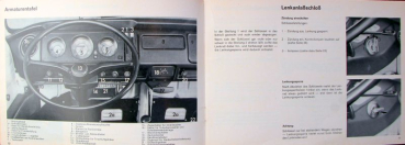 Preview: Volkswagen T2 Transporter 1972 Betriebsanleitung (11817)