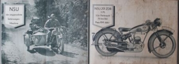 NSU Motorrad Modelprogram 1930 Dealer-Showroomposter (5997)