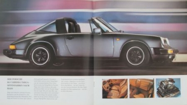Porsche Modelprogram 1987 "Willkommen in der Porschewelt" Carbrochure (5979)