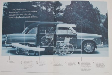 Checker Medicar Ambulance Sedan Modelprogram 1969 Carbrochure (5959)