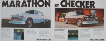Checker Modelprogram 1974 "Uncomlicated" Carbrochure (5957)