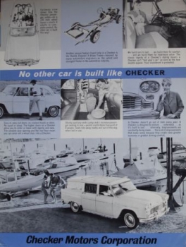 Checker Marathon Modelprogram 1967 three brochures lot (5952)