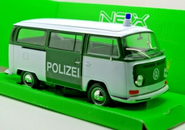 NEX Volkswagen Bus T2 Police 1972 DieCast Model in original box (5903)