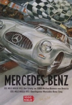 Mercedes-Benz Modellbox 1955 "Mille Miglia Erfolge" mit 4 Mercedes-Rennfahrzeugen (6440)
