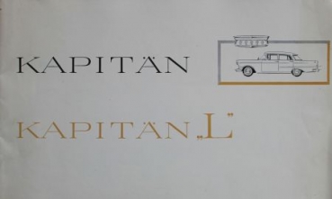 Opel Kapitaen Modelprogram 1959 Carbrochure (5930)