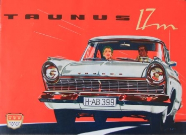 Ford Taunus 17 M Modelprogram 1958 Gotschke-Drawings Carbrochure (0916)