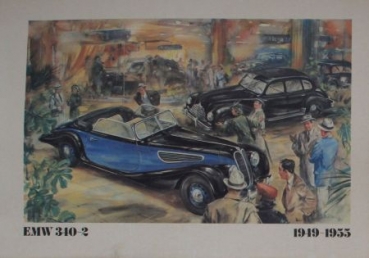 IFA VEB Automobilwerke "Automobile aus Eisenach" 1967 Carbrochure-Map (5936)