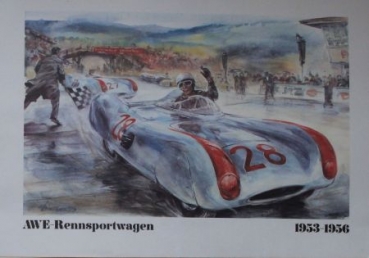 IFA VEB Automobilwerke "Automobile aus Eisenach" 1967 Carbrochure-Map (5936)