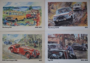 IFA VEB Automobilwerke "Automobile aus Eisenach" 1967 Carbrochure-Map (5936)