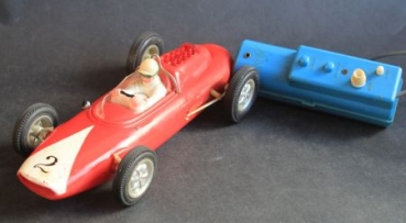 Marx Toys Cooper Formula 1 Racingcar 1963 Plasticmodel batterie operated (5905)