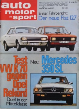 "Auto, Motor & Sport" Auto-Magazine 1971 (5875)