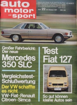 "Auto, Motor & Sport" Auto-Magazine 1971 (5877)