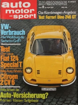 "Auto, Motor & Sport" Auto-Magazine 1971 (5872)