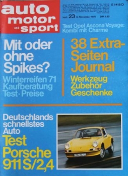 "Auto, Motor & Sport" Auto-Magazine 1971 (5870)