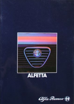Alfa Romeo Alfetta Modelprogram 1983 Carbrochure (6505)