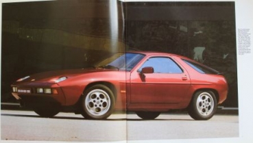 Porsche 928 S Modelprogram 1984 Carbrochure (6496)