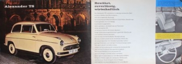Lloyd Alexander TS Modelprogram 1958 Carbrochure (8475)