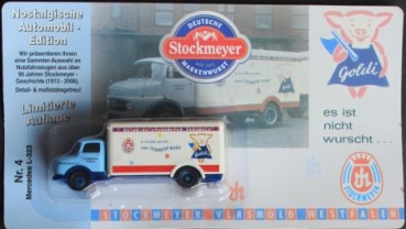Stockmeyer Mercedes-Benz L 323 Truck 1965 limited Advertising-Model original sealed (5519)