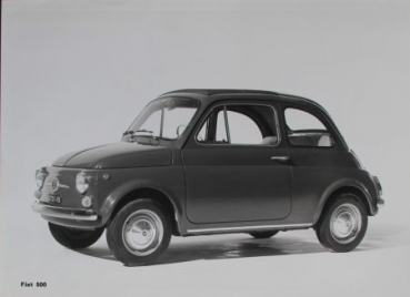 Fiat 500 D 1967 vier Werksfotos (7460)