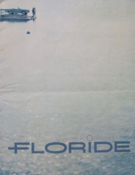 Renault Floride Modelprogram 1962 Carbochure (5709)