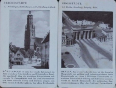 Ravensburger Spiele "Deutsches Land" 1936 Cardgame (5699)