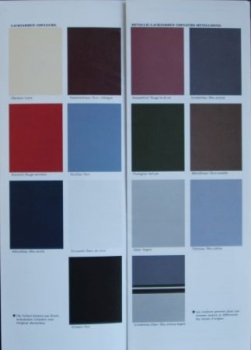 Preview: Saab 99 + 900 GL Farben und Preisliste 1983 zwei Automobilprospekte (5737)