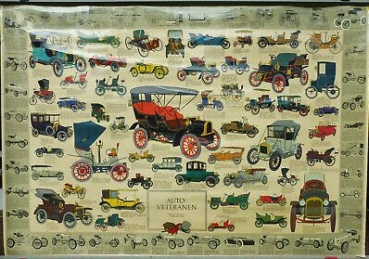 Delius-KlasingAdvertisingposter 1960 "Auto-Veteranen" Automobile-History (4767)