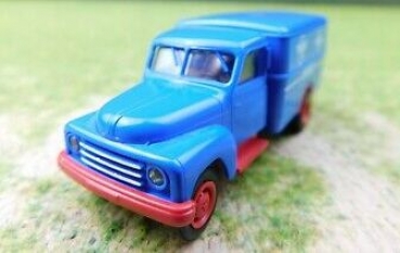 Brekina Hanomag L28 Truck "Tempo-Dienst" 1958 Plasticmodel (6267)