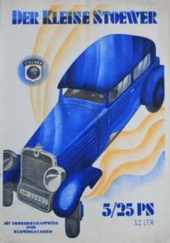 Stoewer 5/25 PS "Der kleine Stoewer" Modelprogram 1931 (S0002)