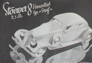 Stoewer 8 Front Wheel drive Type Greif Modelprogram 1934 (S0013)
