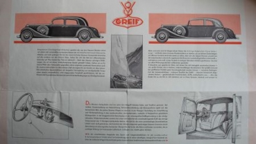 Stoewer 8 Front Wheel drive Type Greif Modelprogram 1934 (S0013)