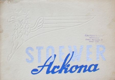Stoewer Arkona Modelprogram 1937 (S0015)