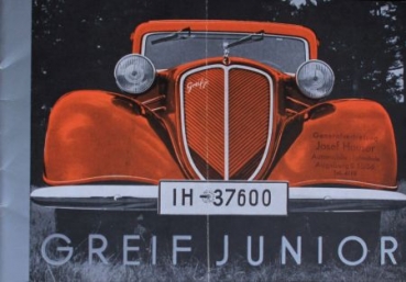 Stoewer Greif Junior Modelprogram 1936 (S0016)
