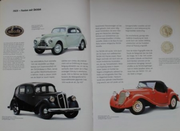 Skoda Modellprogramm "Automobilova Histora" 1995 Carbrochure (3396)