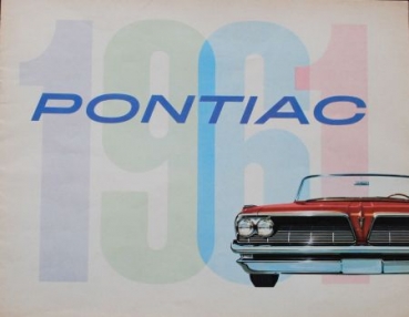 Pontiac Modelprogram 1961 Carbrochure (3437)