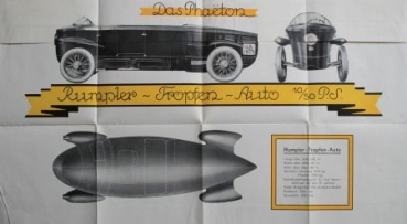 Rumpler Tropfen-Auto Modelprogram 1921 (S0032)