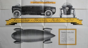 Rumpler Tropfen-Auto Modellprogramm 1921 (S0032)