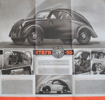 Steyr Typ 50 Baby Modellprogramm 1937 (S0038)