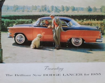 Dodge Lancer Modelprogram 1955 Carbrochure (3422)