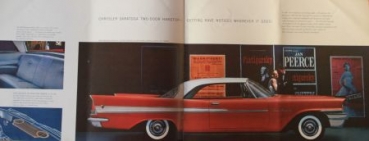 Chrysler Modelprogram 1958 "Glamour Car of the forward look" Carbrochure (3407)